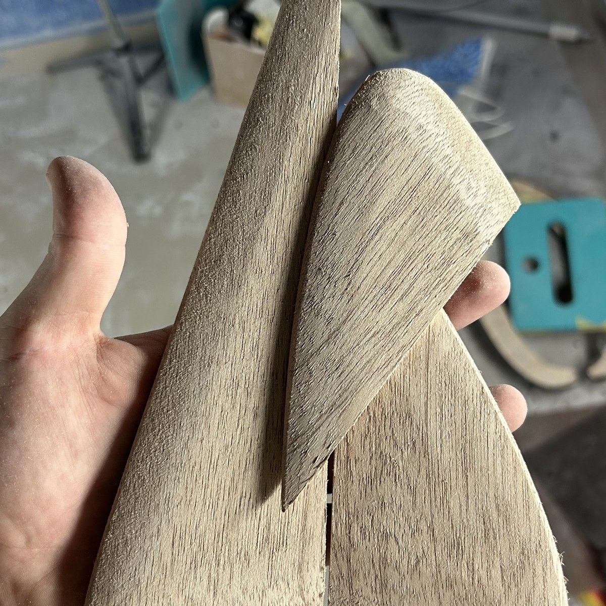 Hand-finished fins